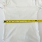 Forever 21 Bodysuit  Long Sleeve Deep V-Neck Ribbed White Photo 7