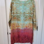 Anthropologie  Maeve Silk Tunic Dress Pullover Small Midi Fairy Party Delicate Photo 4