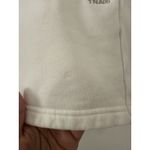 Aritzia TNA Sweatfleece Cozy Fleece Boyfriend Fit Sweat Short Med White (stain) Photo 1