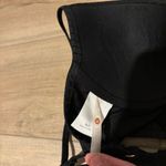 Shade & Shore  Ribbed Tie Front Cut Out One Piece Swimsuit Light‎ Lift Black 34C Photo 6