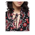 The Kooples
Western Paisley Print Peasant Dress Size 1 FR/ US Small NWT No Belt Photo 3