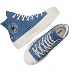 Converse Chuck Taylor All Star Lift Denim High Top Sneaker Navy / Egret Photo 5