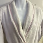 Victoria's Secret Victoria’s Secret Ivory Cozy Plush Long Sleeve Long Robe with Pockets Belt- Med Photo 3