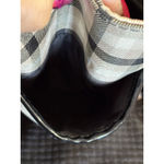 Koko Plaid Insulated Lunch Tote Bag Tan/Blk Pockets Cinch Close Extension Tan Photo 10