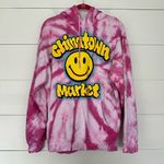 Chinatown Market Women’s Medium Pink Tie Dye Hoodie Sweatshirt Photo 1