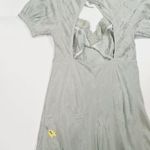 Tularosa Natalie Embroidered Midi Dress in Blue Abyss Small Photo 13