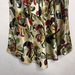 Ideology  Women’s Size 4P Silk Skirt Floral Tie Back High Low Petite Photo 6