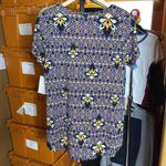 LuLaRoe NWT  Classic T Purple Coral Yellow with Floral Pattern Size Medium Photo 7