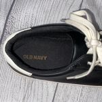 Old Navy Tie Up Sneakers Black And White Size 7 Women Photo 5