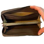 Bottega Veneta Intrecciato Weave Taupe Leather Continental Wallet Photo 4