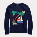 Ralph Lauren Polo  Intarsia Knit Beach and Yacht Sweater Photo 0