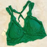 Aerie NWT Fa La Lace Padded Bralette in Green Alpine - Size: Small Photo 1