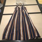 Roxy Navy Orange White dress Blue Size M Photo 4