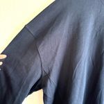 Garage Womens Sweatshirt Navy Blue Hamptons Tennis Crew Neck Oversized Size XL Photo 5