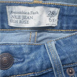 Abercrombie & Fitch Jeans Women/Teens Size 6R, Blue Ankle Jean, High Rise Photo 4
