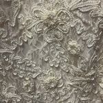 Sue Wong  White Sequin Drop Waist Dress Photo 5