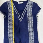 Vineyard Vines NWOT  Lace Up Tunic Dress - Navy/White - 0 Photo 8