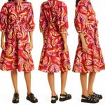 Farm Rio Banana Juice Balloon Sleeve Cotton Dress Photo 2