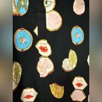 Maeve NWT Anthropologie Fitted Square Neck Black Mini Dress x Danielle Kroll M Photo 7