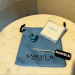 Samuel B. Sterling Silver Bezel Set Abalone Balinese Oval Ring, Sizes 6, NWT Photo 2