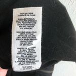 Avec Les Filles Crop Top Vegan Leather Puffed Sleeves Zipper Back Black Sz S NWT Photo 8