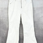 American Eagle Womens Jeans Super High Rise Flare Sz 18 Short Button Fly Stretch Photo 0