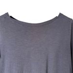 Pact 100% Organic Cotton Boatneck 3/4 Sleeve T-Shirt Top in Gray, Size Small Photo 2