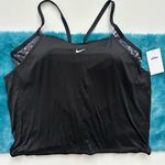 Nike Women's Black Layered Tankini Top Size 1X Photo 12