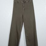 Miou Muse Charcoal High Rise Wide Leg Jeans Size Medium Green Photo 1