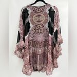 Free People  Boho hippie Ruffle Marla Dreams Butterfly Paisley Dress Size small Photo 4