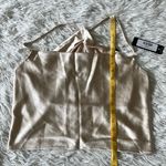 Lulus Women’s Hold Onto Love Beige Satin Cowl Neck Cami Tank Top size Small Photo 7
