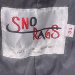 Vintage Sno Rags Gray Ski & Snow Bib Overalls Small to Med Photo 1