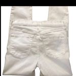 Free People Women's White Skinny Jeans Size 28 Ripped Distressed Denim Photo 2