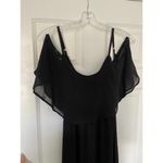 Show Me Your Mumu  Chiffon Wedding Formal Maxi Dress Black Size XXS NEW Photo 6