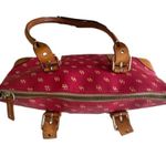 Dooney & Bourke Hot Pink Signature Coated Canvas Handbag Photo 3