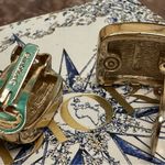 Christian Dior Dior Crystal Square Earrings -Preloved Photo 3