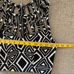 Strappy tribal print Crop top Size Small Black Photo 7