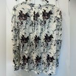Downeast DE COLLECTION Pleated Floral Button Down Blouse Photo 1