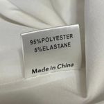 Princess Polly  Women's White Silky Satin Sleeveless Cami Button Crop Tank Top 6 Photo 3