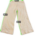 ZARA Cream Embroidered Trousers Photo 3