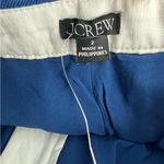 J.Crew Kaya stretch linen blend in Cobalt Berry blue pants sz 2 Photo 4