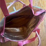 Victoria's Secret  Pink and Cream Canvas Tote Photo 2
