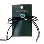 Wild Fable Black Bow Hair Clip with Blue Accent Photo 4