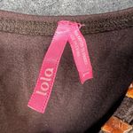 Lola Tank Top Womens L Brown Beaded Embellished Strappy Tunic Flowy Casual Chic Size L Photo 8