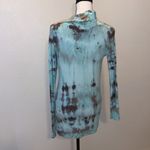 Silver & Charm blue tie dye wrap sweater Size XS Photo 5