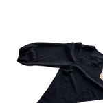 XinXinJia Black and White Asymmetrical Blouse, Size M, Long Sleeve Casual Top Size M Photo 2