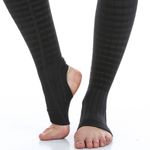 Nike NWT Dri-Fit Pro Recovery Hypertight Running Tights in Black Neon Green S Photo 2