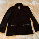 Cavalini Women’s  Black Blazer with Silver Accents size 1x Photo 0