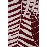 new Liebeskind Berlin ஐ Jungle Leaf Print Slightly Sheer Scarf ஐ Made in India ஐ Photo 4