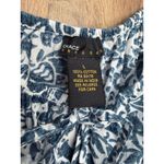 Grace Dresses‎ Boho India Cotton Smocked Maxi Dress Blue White L Vintage Y2K Size 12 Photo 2